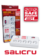 SPS SAFE MASTER 6L de Salicru. Protection intelligente pour &eacute;viter la &laquo; consommation cach&eacute;e &raquo; des &eacute;quipements informatiques et multim&eacute;dia