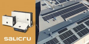An industrial photovoltaic system with Equinox2 T solar inverters