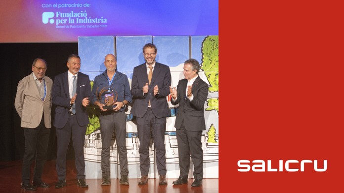 Eduard Salicrú, CEO de Salicru, recibe el reconocimiento de Positive Industry (Mercè Rial)
